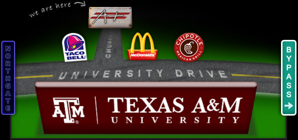Directions to A+ Tutoring in College Station TX